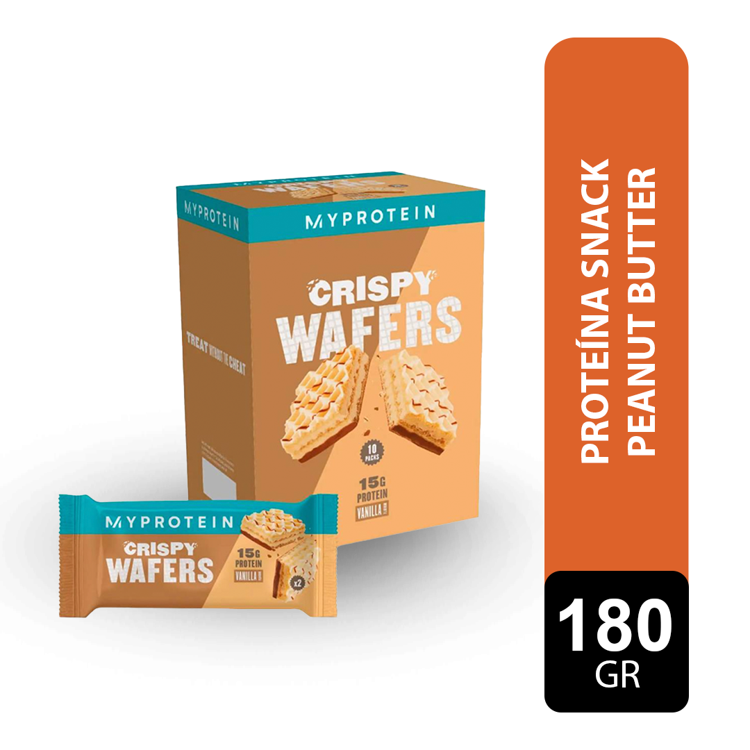 Caja de Crispy Wafer de Vainilla My Protein (10 Unidades)